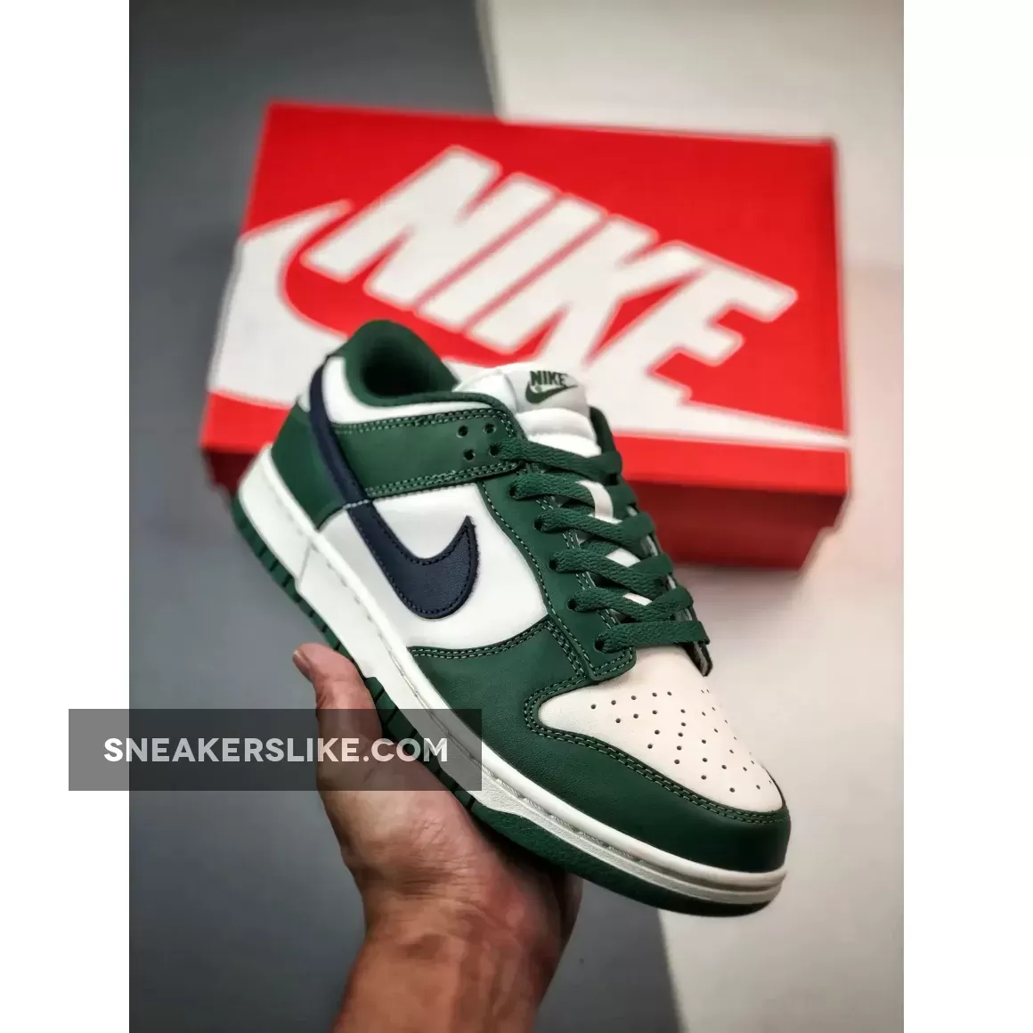 Nike Dunk Low Gorge Green/Midnight Navy-Phantom DD1503-300