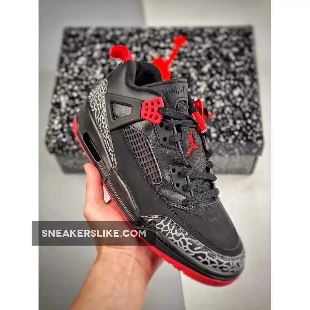 Jordan Spizike Low "Bred" Black/Gym Red-Sail FQ1759-006