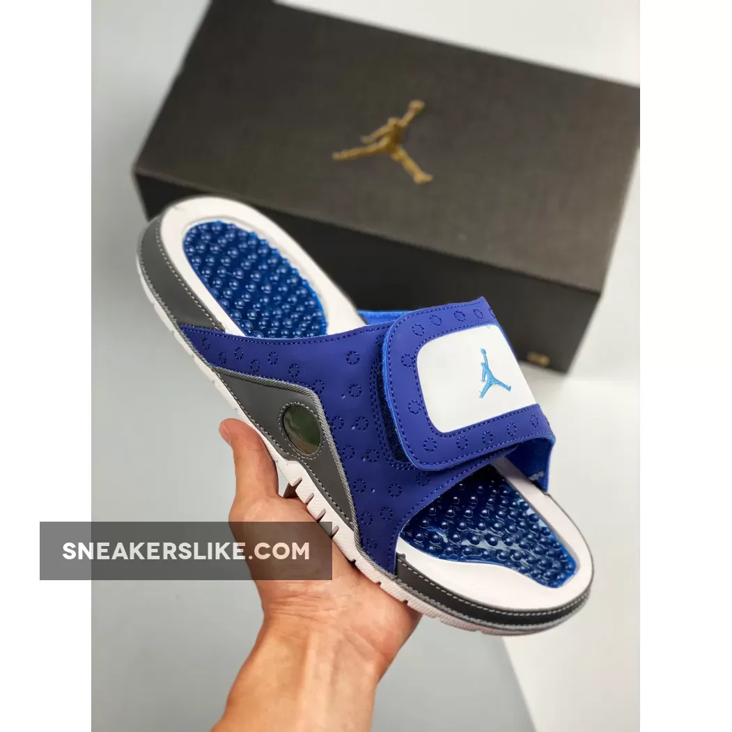 Air Jordan Hydro 13 White Blue Online