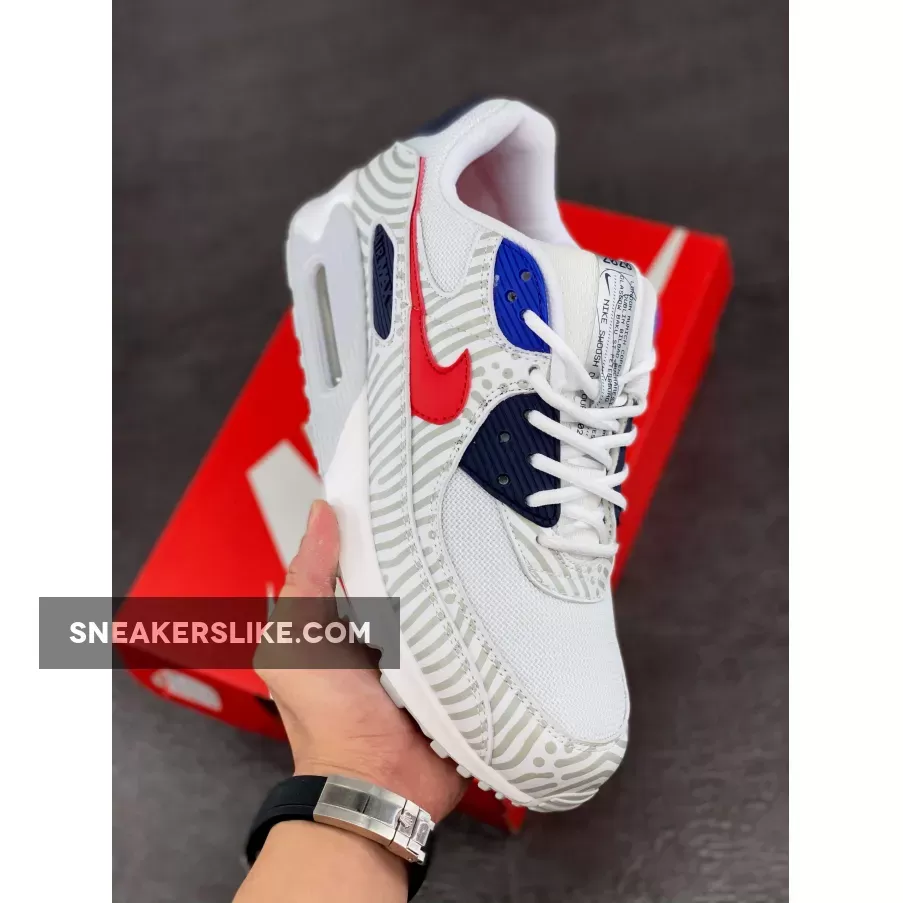 Nike Air Max 90 'Euro Tour' White Red CW7574-100 - air max 90 euro tour