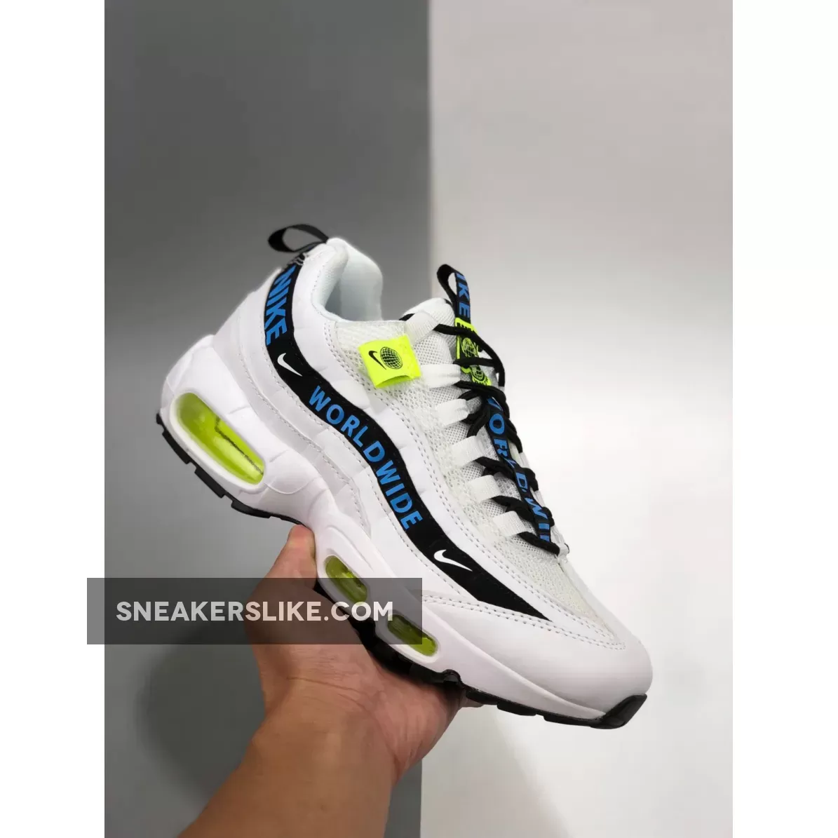 Nike Air Max 95 Worldwide White Blue Fury CT0248-100