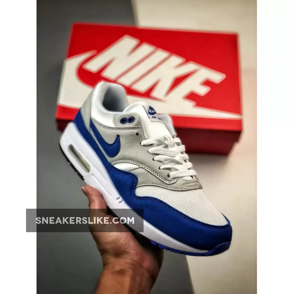 Air Max 1 Anniversary Blue / Nike Air Max 1 OG Anniversary Blue 908375-102