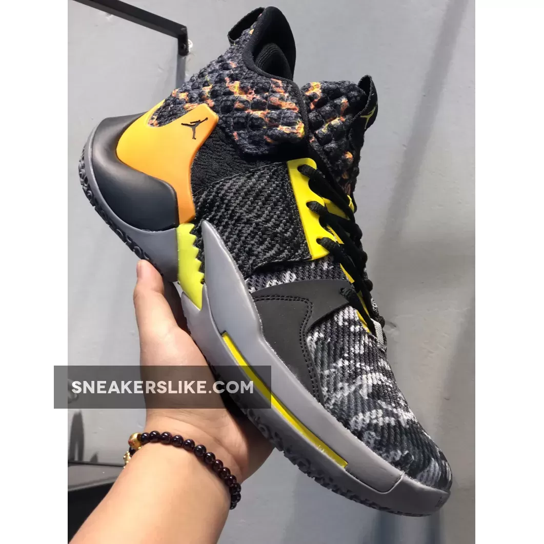 Jordan Why Not Zer0.2 Black/Wolf Grey-Yellow-Orange Online