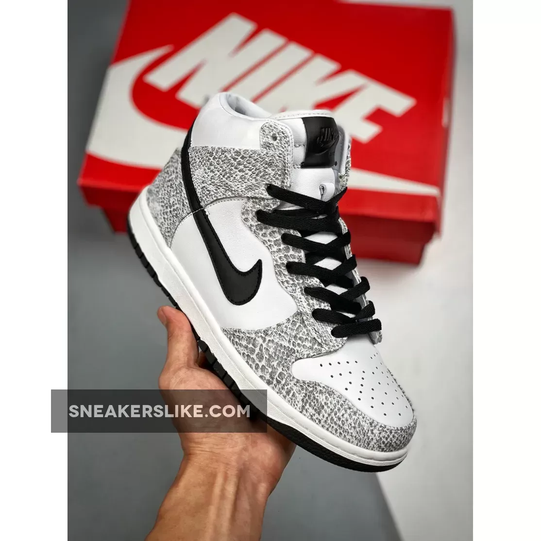 Nike Dunk High PRM SP 'Cocoa Snake' Black/White-Cocoa nike dunk high cocoa snake