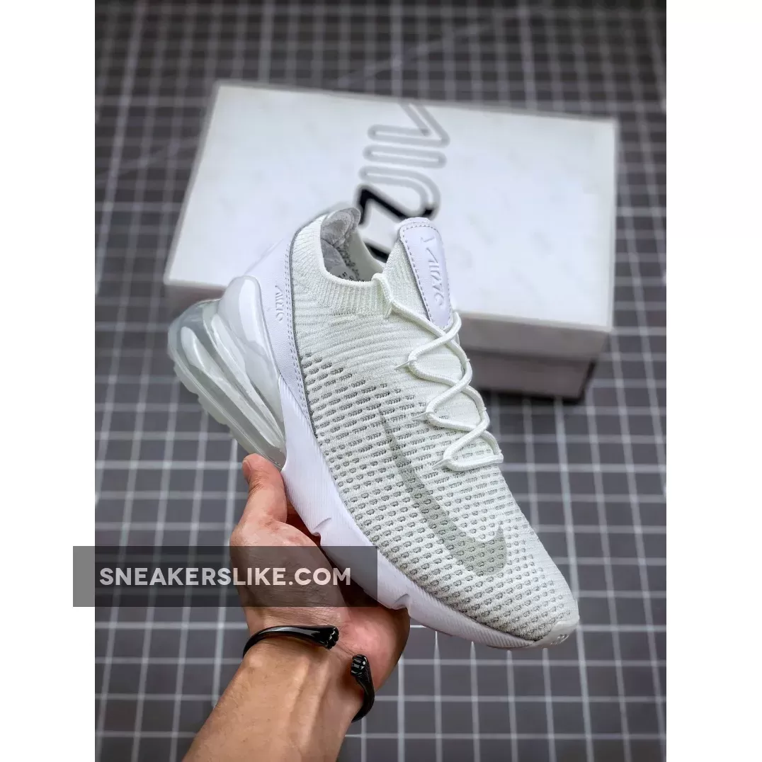 Nike Air Max 270 Flyknit "Triple White" AO1023-102