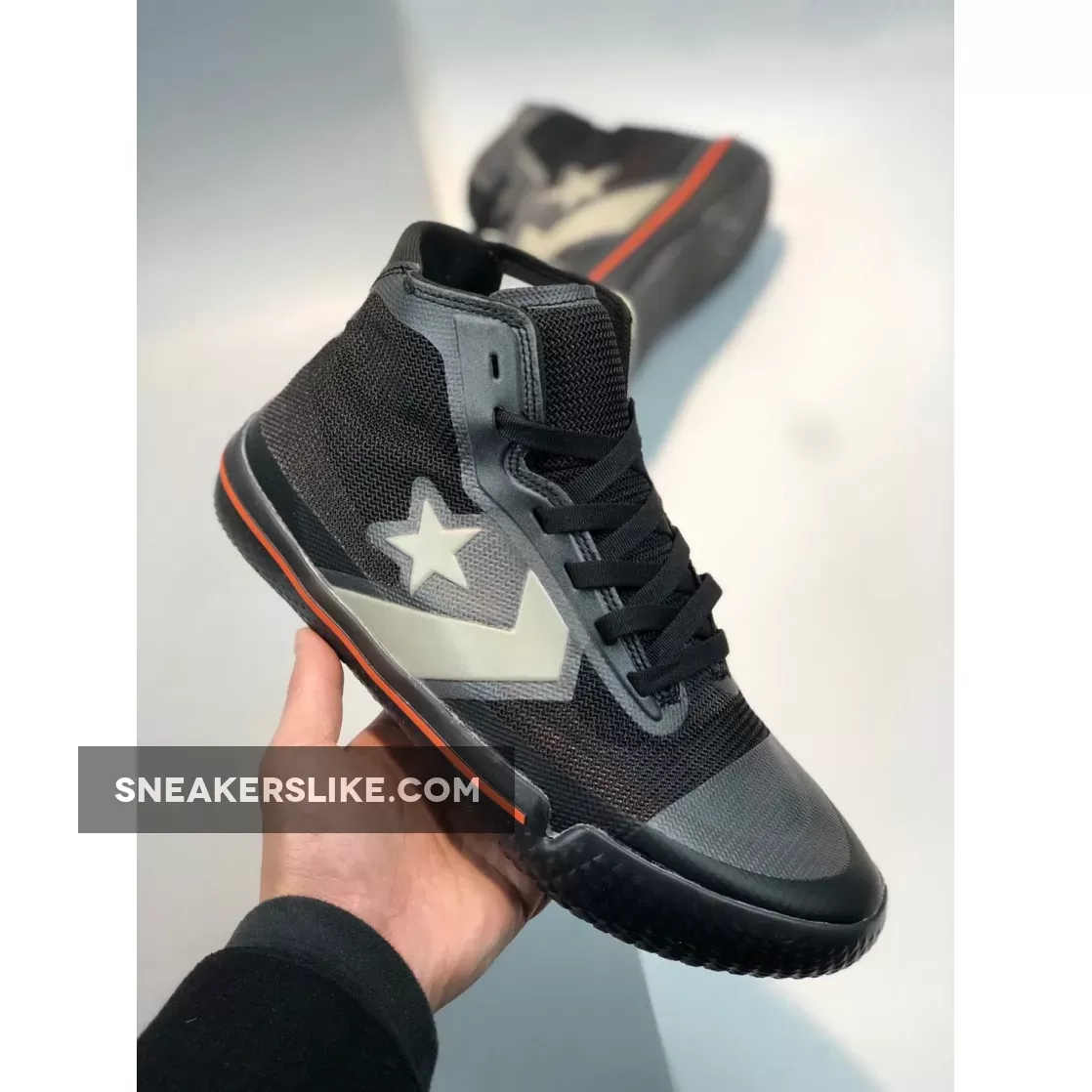 Converse All-Star Pro BB Black/Grey/Orange 1666267983 Online