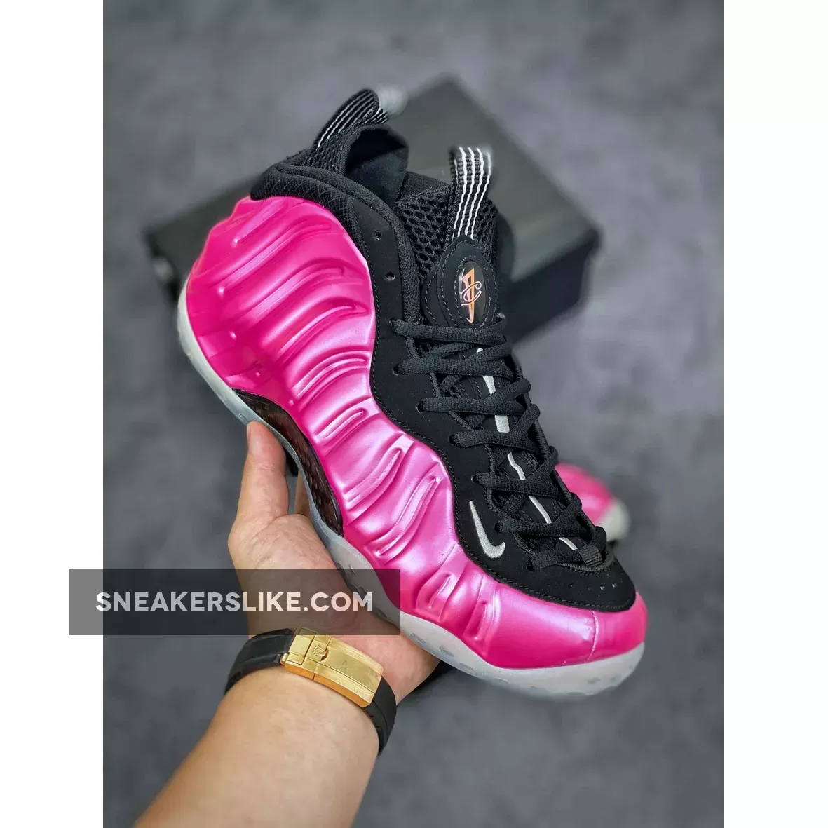 Nike Air Foamposite One Pearlized Pink 314996-660 - pink nike foams