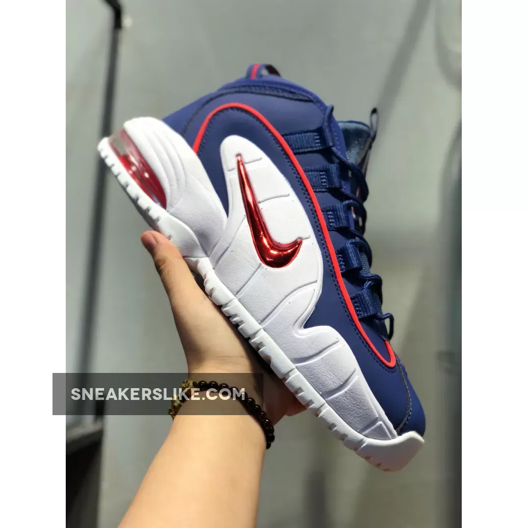 Nike Air Max Penny 1 Deep Royal Blue/Gym Red-White - nike lil penny