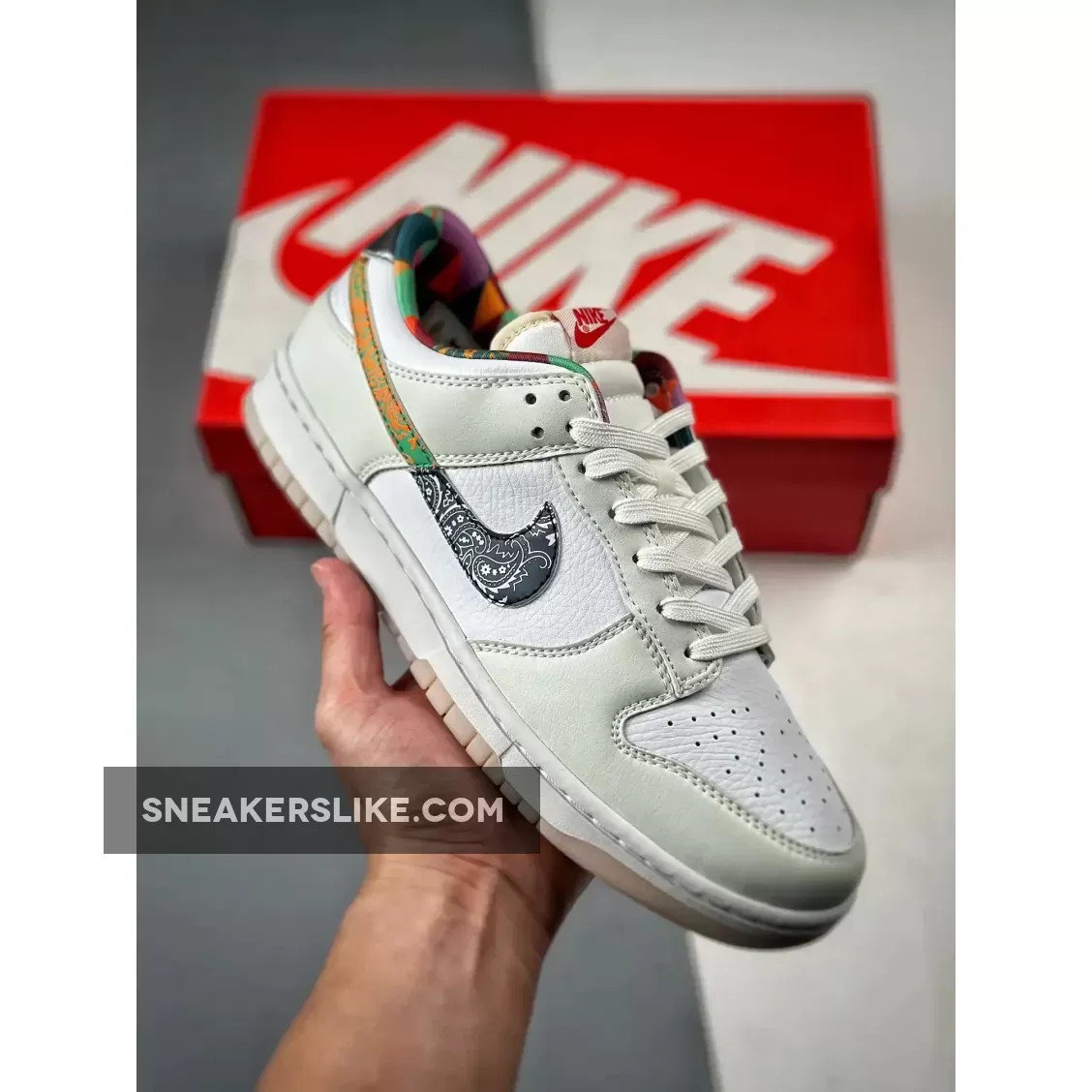 Nike Dunk Low White Multi Paisley Dunk Low Multi FN8913-141