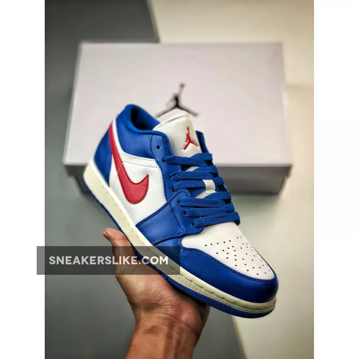 Air Jordan 1 Low Sport Blue/Gym Red-White DC0774-416 Online