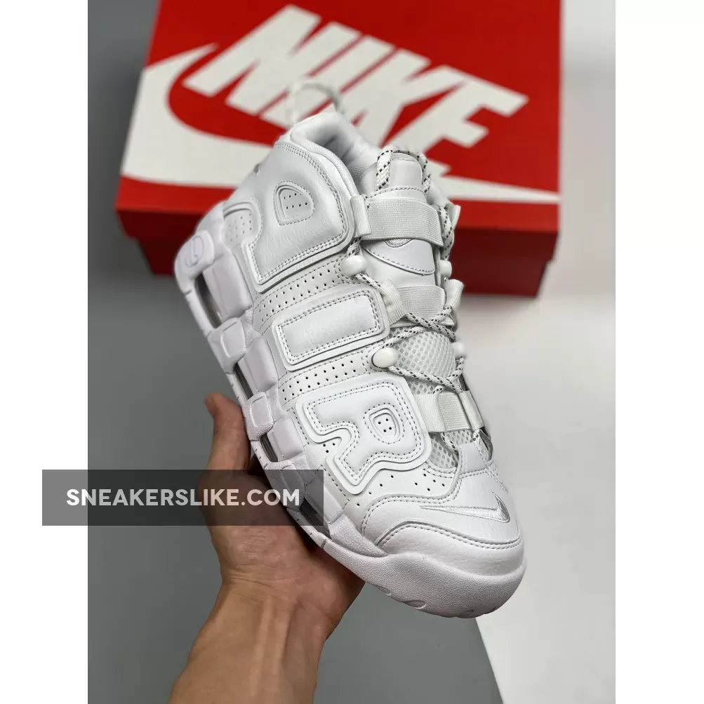 Nike Air More Uptempo 'Triple White' 921948-100 Nike Air Max Up White