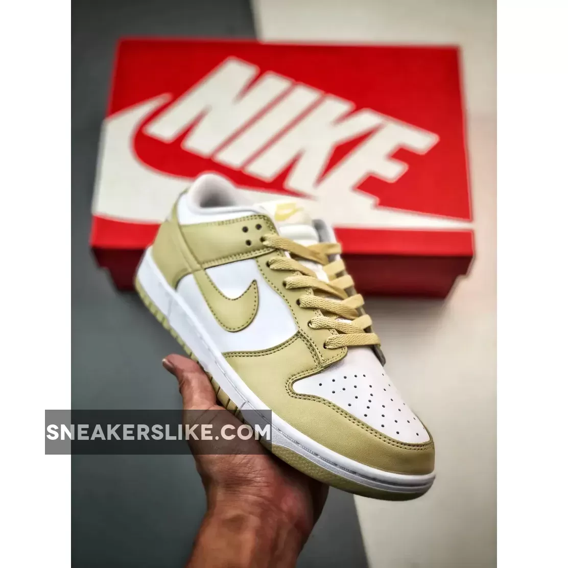 Goat Team Nike Dunk Low White/Team Gold DV0833-100