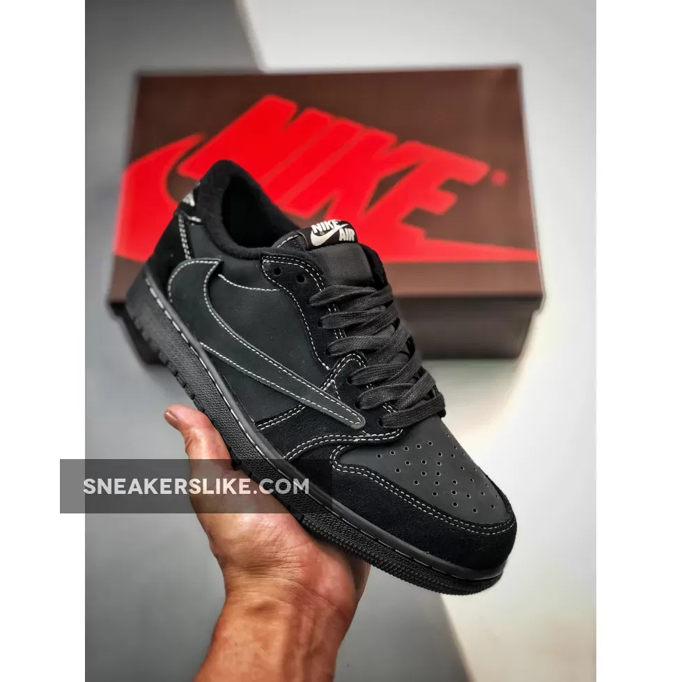 Travis Scott x Air Jordan 1 Low OG 'Black/Phantom' DM7866-001 Jordan 1 Travis Scott Black Phantom