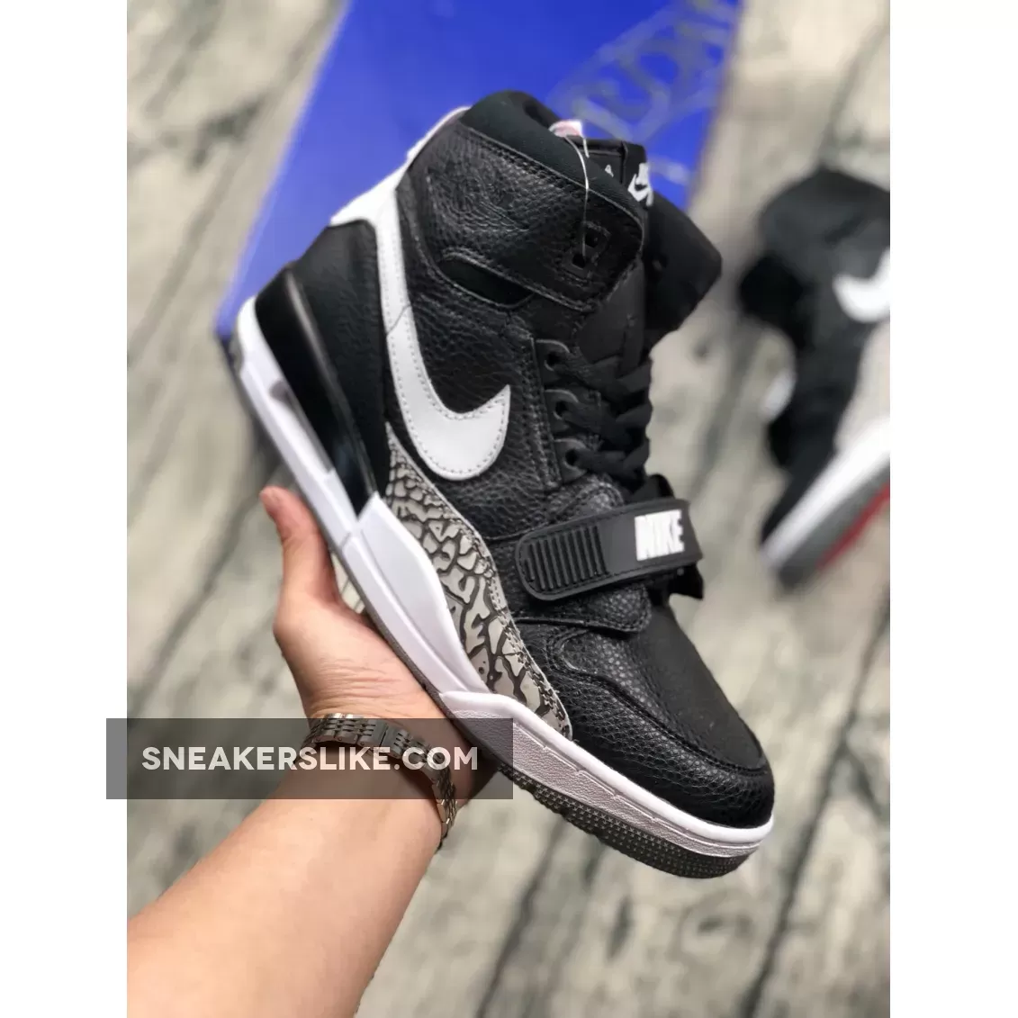 Jordan Legacy 312 'Black Cement' AV3922-001 / jordan legacy 312 black cement