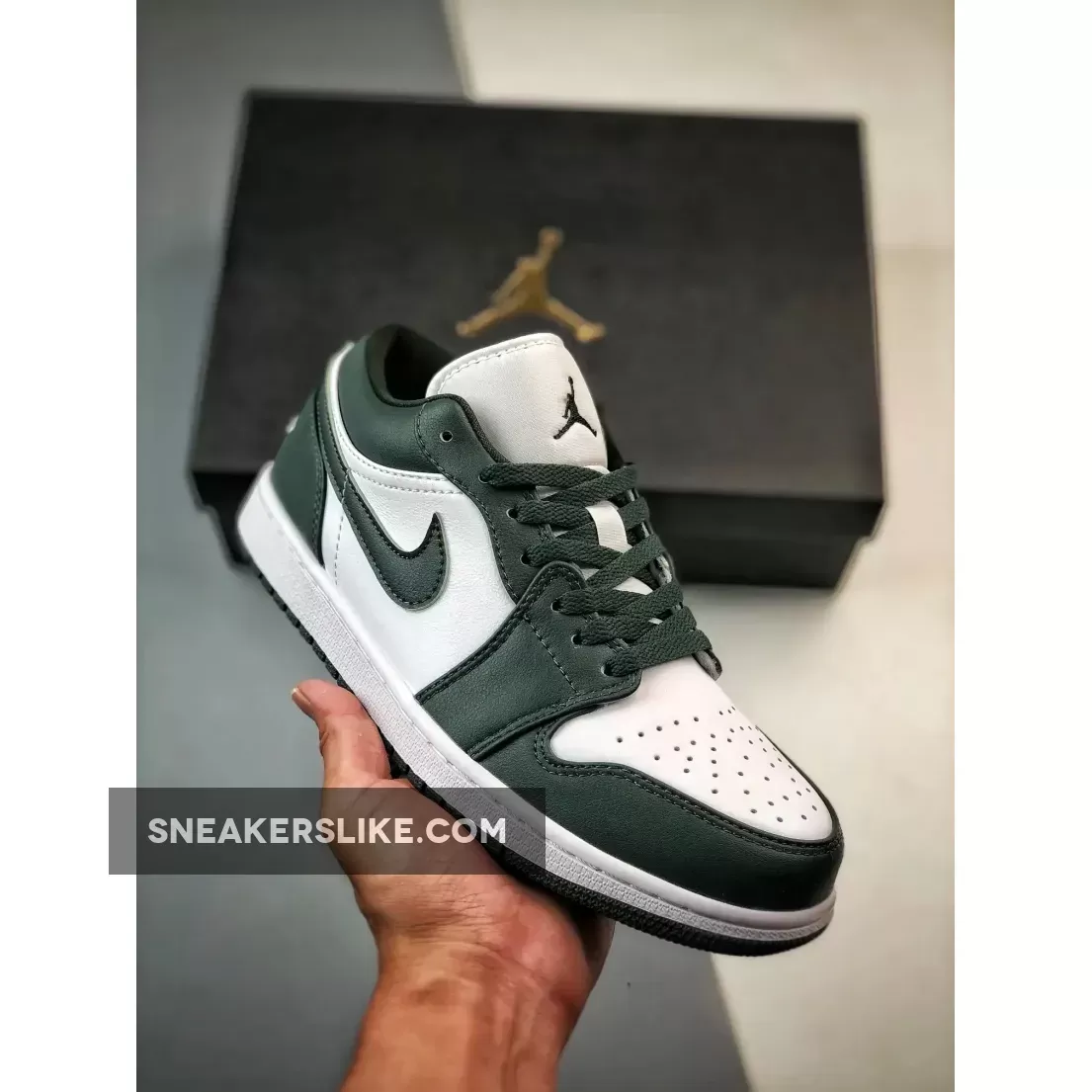 Air Jordan 1 Low White/Galactic Jade DC0774-113 Restock