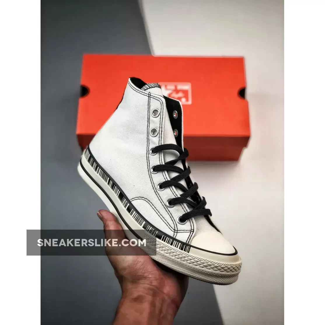 Converse Chuck Taylor 70 Hi 'White/Black/Egret' A02601C New Releases