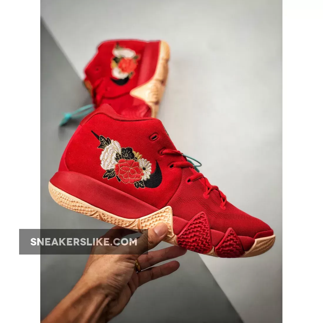 Nike Kyrie 4 'CNY' University Red/Black-Team Red / kyrie 4 red and black