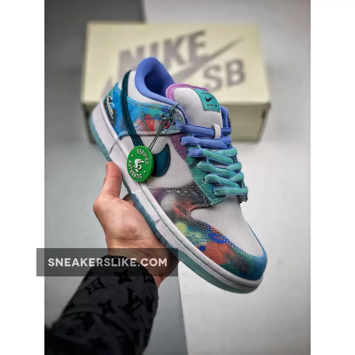 Futura Laboratories x Nike SB Dunk Low Aqua Teal