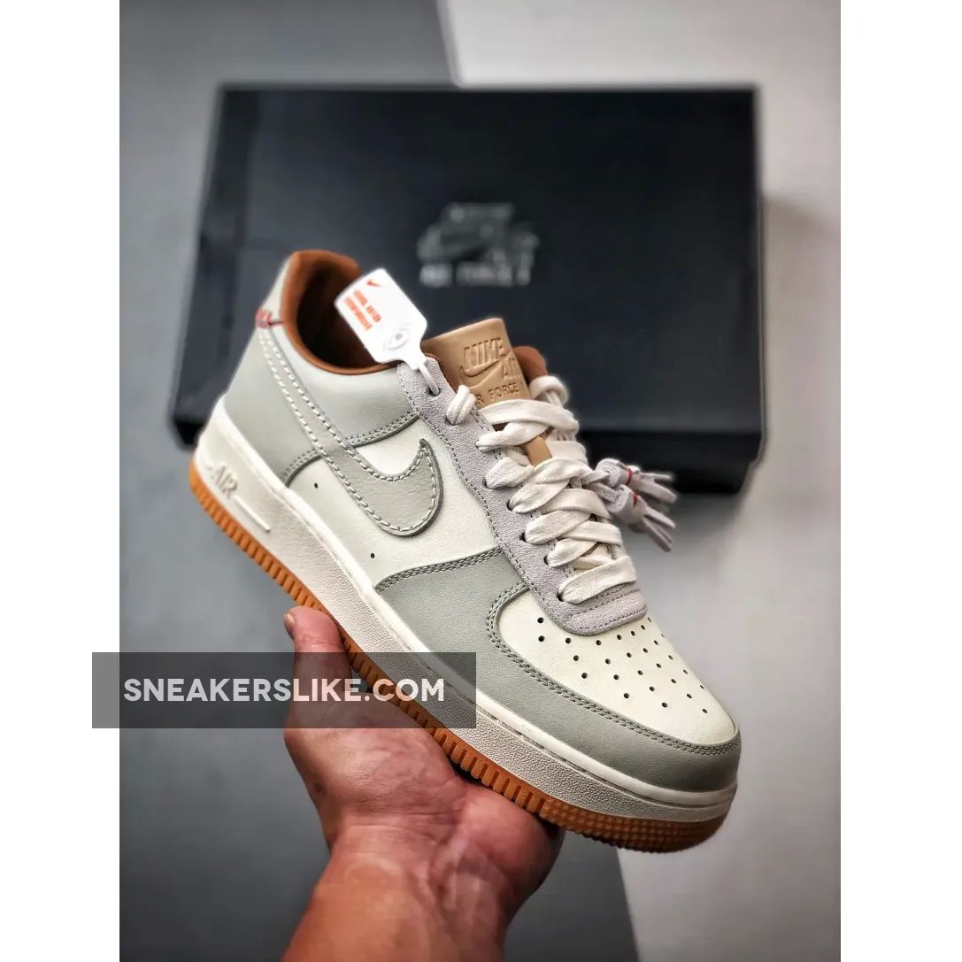 Nike Air Force 1 Low Light Bone/Sail-Tan-Gum Yellow