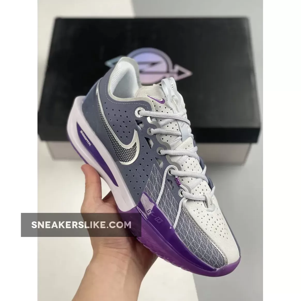 Nike Air Zoom GT Cut 3 Dark Grey/Purple-White