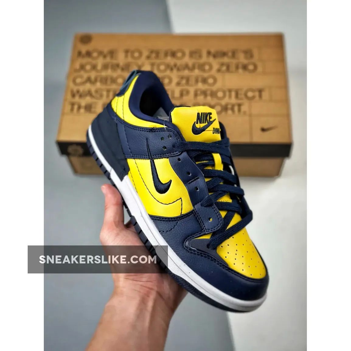 Nike Dunk Low Disrupt 2 "Michigan" Navy Varsity Maize